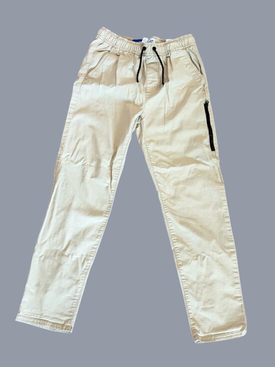 Old Navy Other - Old Navy Boys Built-In Flex Taper Jogger Pants Tan/Khaki Size Large (10-12)